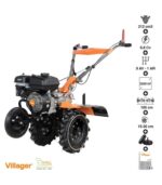 VILLAGER VTB 843 PRIME Motorhacke 6,8 PS | 212 cm³ | 3 Vorwärtsgänge & 1 Rückwärtsgang – Bild 5
